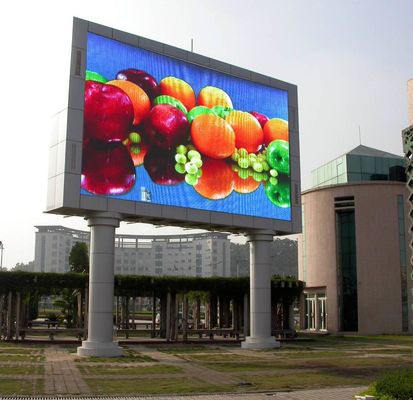 L'écran visuel mené extérieur de la publicité des murs IP65 de P4mm montrent 62500 points m2 ccc