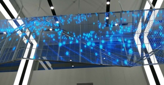 Le verre SMD2020 transparent a mené l'affichage 1 16scan