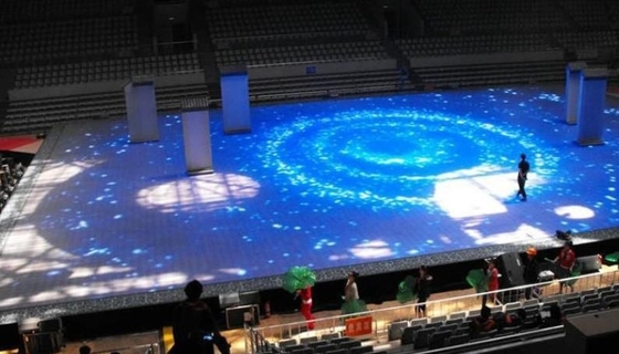 Diy allument SMD3528 la disco Dance Floor 16,7 trillions de location polychromes