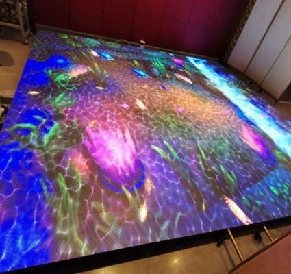 Concert économe en énergie éclairée par LED Panneaux de sol de danse Novastar 14bits