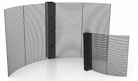 Économiseurs d'énergie menés voient le mur 800W/m2 5000cd d'écran