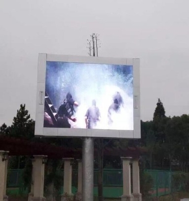 Alliage visuel mené flexible de magnésium de mur du stade P10