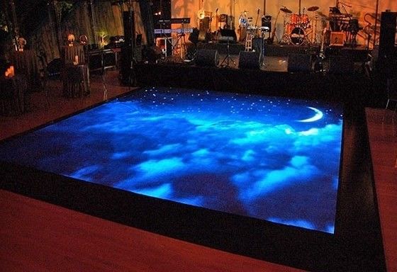 Écran LED à carreaux de sol,Écran LED interactif à carreaux de sol