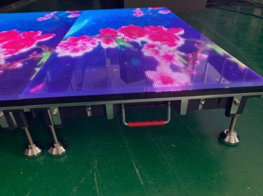 Écran LED à carreaux de sol,Écran LED interactif à carreaux de sol
