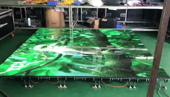 Écran LED à carreaux de sol,Écran LED interactif à carreaux de sol