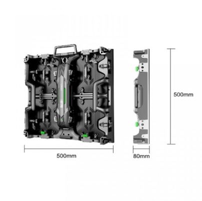 Sécurité et économie d'énergie 256 RGB P2.976 Décorations de scène Panneau d'écran de fond IP43