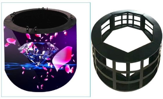 L'écran de cylindre de SMD a mené le mur mené par module flexible couvre de tuiles 140 à l'angle de la vue 160deg