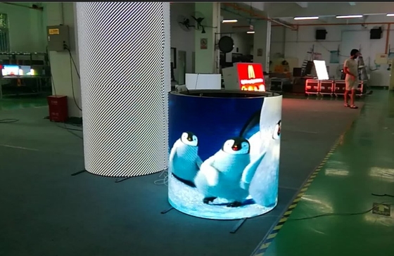 L'écran de cylindre de SMD a mené le mur mené par module flexible couvre de tuiles 140 à l'angle de la vue 160deg
