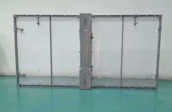 L'écran mené en verre transparent HD de P3.91mm 1R1G1B a mené Mesh Video Wall ISO9001