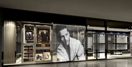 Affichage LED interactif créatif transparent ISO14001 ODM pour centres commerciaux