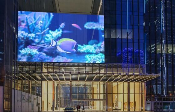 Affichage LED interactif créatif transparent ISO14001 ODM pour centres commerciaux