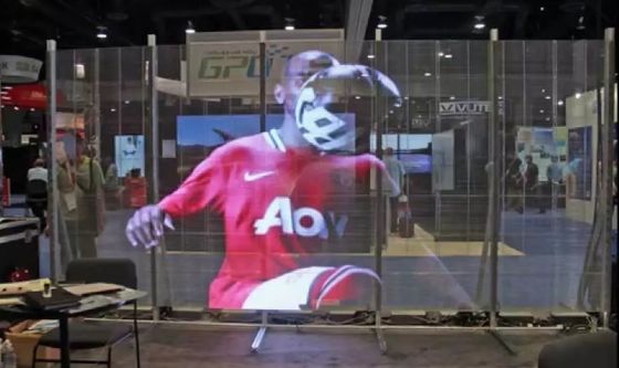 Écran LED en verre transparent P2.5 Série LED holographique personnalisée pour centre commercial