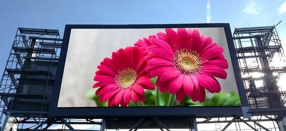 Écran polychrome IP65 de P4 1R1G1B LED imperméabiliser les murs visuels extérieurs électroniques du fer LED