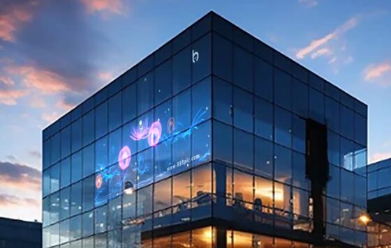 Fabricant chinois d'écrans LED transparents, dégageant un fort sens de la technologie.