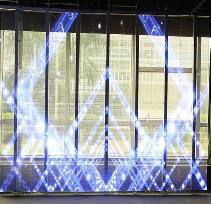 Intense écran mené en verre transparent 281trillion IC 2038 du luminosité P7.8